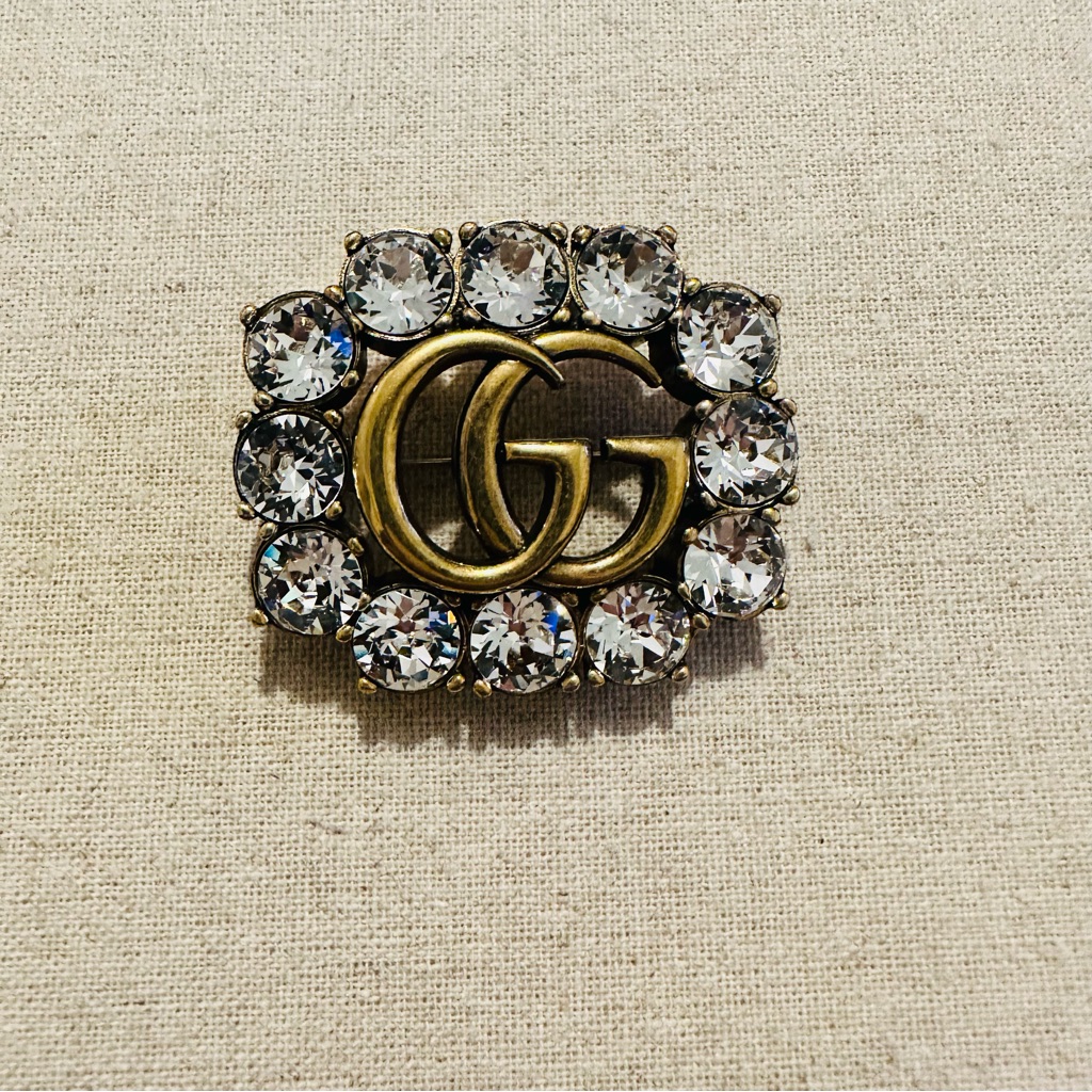 Gucci | Brooch | Gucci Gold Double G Brooch